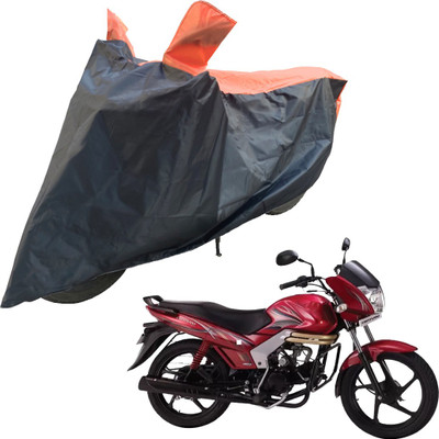 RiderShine Two Wheeler Cover for Mahindra(Centuro NXT, Black, Orange)