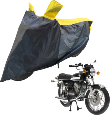 RiderShine Two Wheeler Cover for Yamaha(RD 350, Black, Yellow)