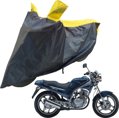 RiderShine Two Wheeler Cover for Kinetic(GF 125, Black, Yellow)