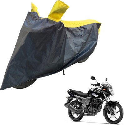 RiderShine Two Wheeler Cover for Yamaha(SZ-S, Black, Yellow)