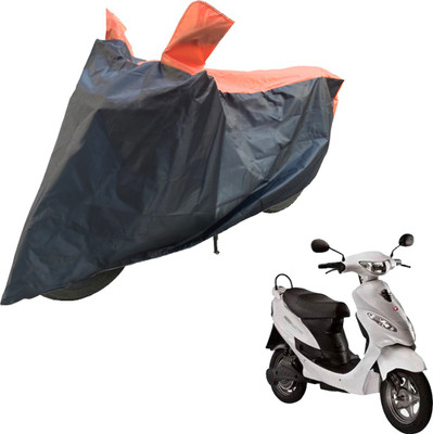 RiderShine Two Wheeler Cover for Hero(Electric E-Sprint, Black, Orange)