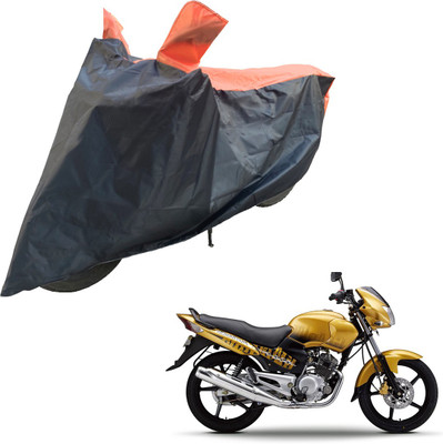 RiderShine Two Wheeler Cover for Yamaha(Gladiator Graffitti, Black, Orange)