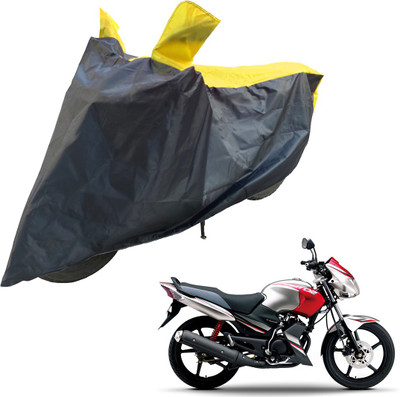 RiderShine Two Wheeler Cover for Yamaha(Gladiator SS, Black, Yellow)