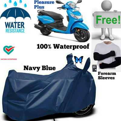 Mdstar Two Wheeler Cover for Hero(Pleasure, Blue)
