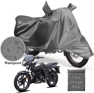 Atoray Two Wheeler Cover for Bajaj(Pulsar 150 DTS-i, Grey)