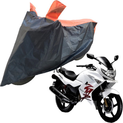 RiderShine Two Wheeler Cover for Hero(Karizma ZMR, Black, Orange)