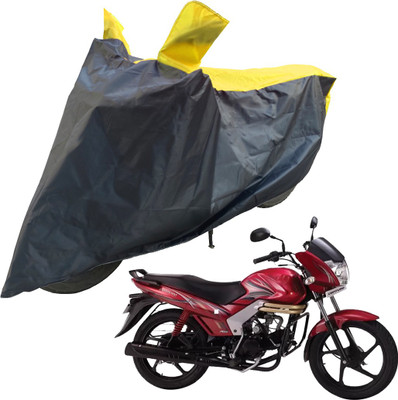 RiderShine Two Wheeler Cover for Mahindra(Centuro NXT, Black, Yellow)