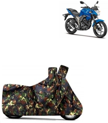 SEMAPHORE Waterproof Two Wheeler Cover for Suzuki(Gixxer, Green)