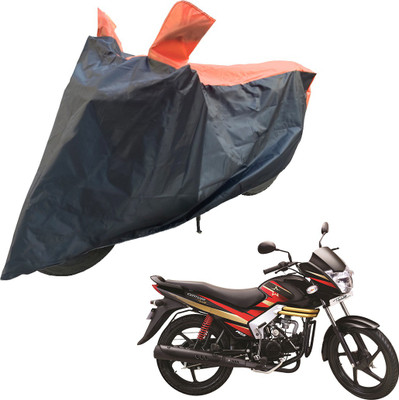 RiderShine Two Wheeler Cover for Mahindra(Centuro XT, Black, Orange)