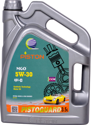Piston 5W-30 API SN For Petrol,Diesel & CNG Cars Synthetic Blend Engine Oil (3.5 L, Pack Of 1) For Rs. 640 @ 68 %