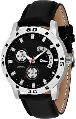 watchstar Watch Star unique analog watch for Man - AVEO LEATHER BLACK Analog Watch  - For Men