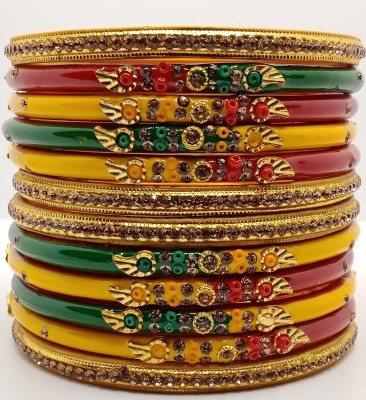 Priya art creation Lac Bangle Set(Pack of 12)