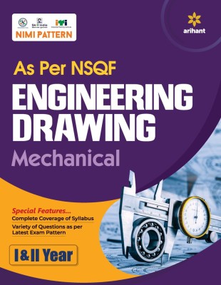 NSQF Engineering Drawing Mechanical I and II Year(English, Paperback, Singh Anjali)