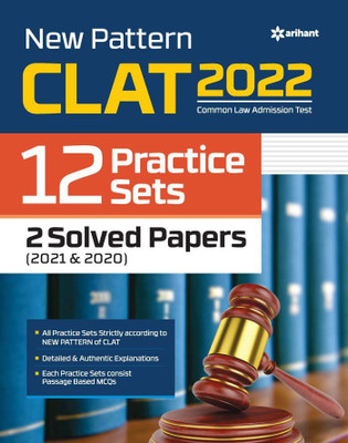 CLAT 2022 12 Practice Sets with 2 Solved Papers (2021 & 2020)(English, Paperback, unknown)