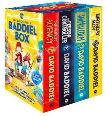 The Blockbuster Baddiel Box (The Person Controller, The Parent Agency, AniMalcolm, Birthday Boy)(English, Book, Baddiel David)