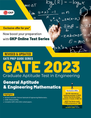 GATE 2023 : General Aptitude & Engineering Mathematics - Guide by GKP(Paperback, G.K. Publications (P) Ltd.)