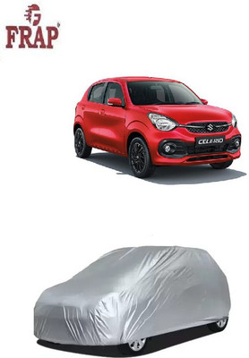 Frap Car Cover For Maruti Suzuki Celerio (With Mirror Pockets)(Silver, For 2021 Models)