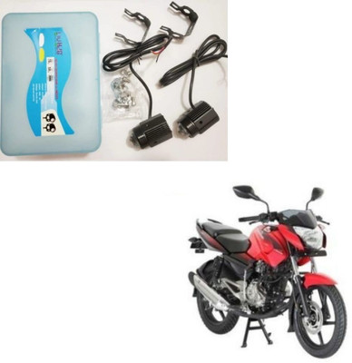 hjg Driving LED Fog Light For Bajaj pulsar 135 LS DTS-i Car Fancy Lights(Black, White)