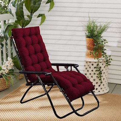 AG's Active Microfibre Solid Chair Pad Pack of 1(Red)