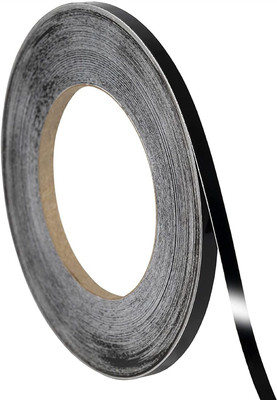Skinny Single Sided marble decorative sticker Office & Home Decorate Floor Decorative Tape (Manual)(Set of 1, Black)