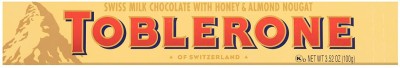 Toblerone Swiss Milk Chocolate With Honey & Almond 100g Bars(100 g)