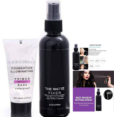 YAWI Latest Trending Makeup Fixer combo with Tube Primer(2 Items in the set)