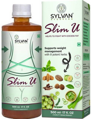 SYLVAN AYURVEDA WEIGHT-LOSS-JUICE-SlimU-By Sylvan -500 Ml Ayurvedic Fat Burner Remedy(500 ml)