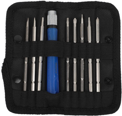 Jai Shree Balaji 9in1 Screwdriver Tool Kit for Repairing Mobiles with Screwheads and Tweezer Standard Screwdriver Set(Pack of 1)