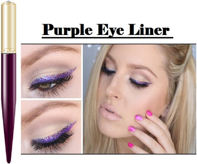 GFSU Purple Eyeliner Shimmer Finishing ,Long Lasting , Quick Dry,Waterproof 1.5 g(PURPLE)