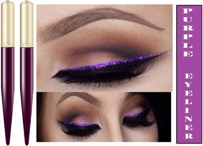GFSU Shimmer Purple Eyeliner Waterproof ,Long Lasting Stay, Smudge proof 3 g(PURPLE)