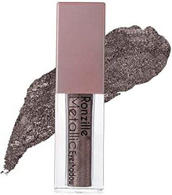 RONZILLE Metallic Liquid Eyeshadow Grey Non-Transfer 5 ml 5 ml(Grey)