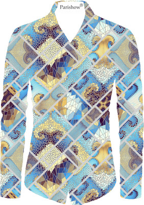 Parishow Polycotton Printed Shirt Fabric