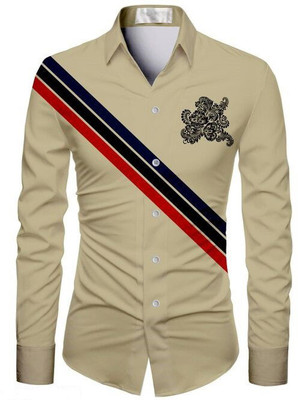 BUHA Polycotton Striped Shirt Fabric