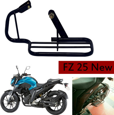 AutoGnix Lady Step Footrest Compatible for Yamaha FZ 25 New (Black, 1 PC) Foot Rest(Black)