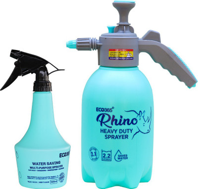 Eco365 Garden Rhino Model With Trigger 1Ltr (Pack of 1) 2.2 L Hand Held Sprayer(Pack of 2)