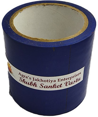 Shubh Sanket Vastu Blue Vastu Tape for Vastu Dosh/Vastu Correction for Entrance and Bathroom Drafting Tape(4 inch x 25 m)
