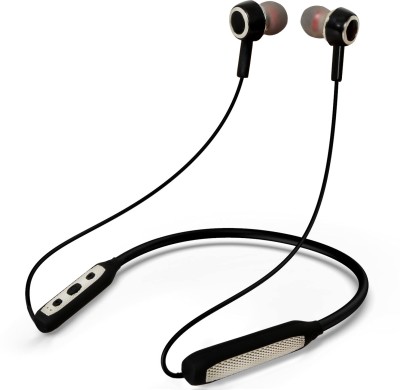 lamat music ROYAL RO-115 BLUETOOTH WIRELESS NECKBAND Bluetooth Headset(Black, In the Ear)