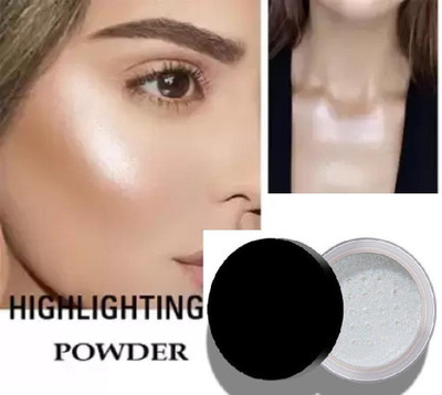 GFSU SHIMMERY SHINY RADIANT GLOW POWDER HIGHLIGHTER Highlighter(Silver)