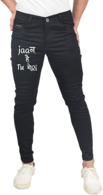 Styzon Slim Men Black Jeans