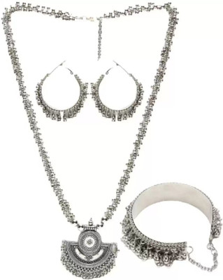 DENICRAAS Sterling Silver Silver Jewellery Set(Pack of 1)