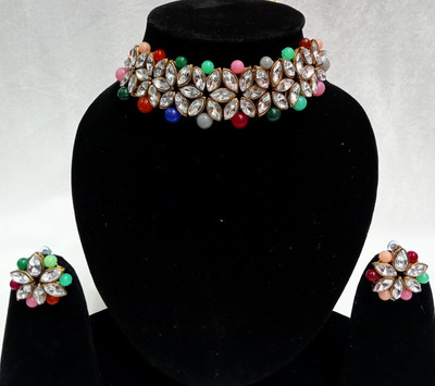 vks trading Brass Multicolor Jewellery Set(Pack of 1)