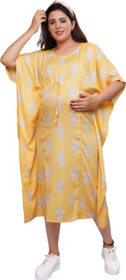 Mamma's Maternity Printed Rayon Women Kaftan