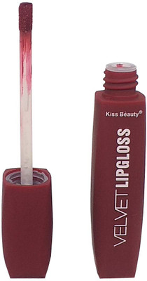 Kiss Beauty Velvet Liquid Lipstick Lipgloss Red Brick AS06(5 g, Red Brick)