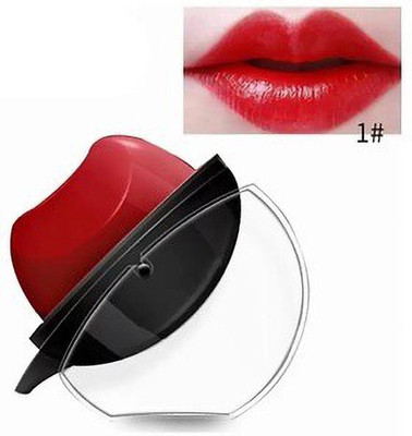CUTE MUTE Apple Design Moisturizing Matte Cream Lipstick N.6 Pack of 1(Maroon, 2 g)