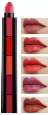 STPS Beauty Ultra Smooth Beauty Creamy Matte 5 in1 Fab Lipstick(multicolor, 10 ml)