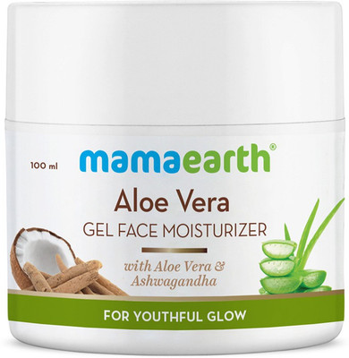 Mamaearth Aloe Vera Gel Face Moisturizer with Aloe Vera & Ashwagandha for a Youthful Glow(100 g)