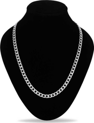 P R Production Silver Plated Alloy Chain