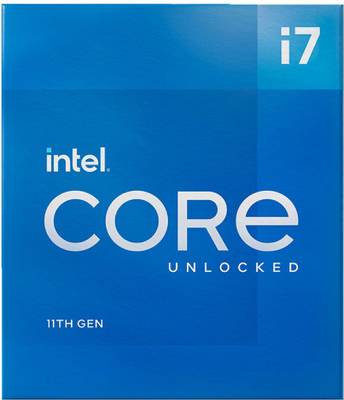 Intel Core i7-11700K 5 GHz Upto 5 GHz LGA 1200 Socket 8 Cores 16 Threads Desktop Processor