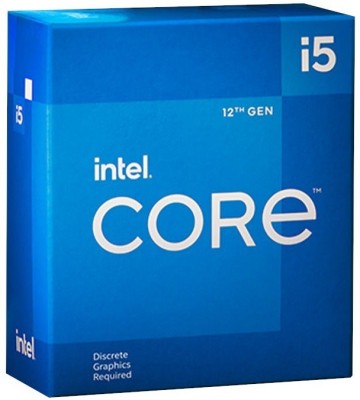 Intel i5-12500 4.6 GHz Upto 4.6 GHz LGA1700 Socket 6 Cores 12 Threads Desktop Processor(Blue)