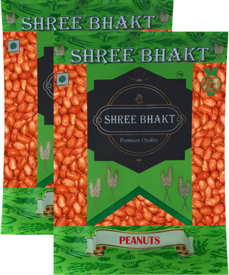 SHREE BHAKT Organic Brown Peanut (Whole)(500 g)